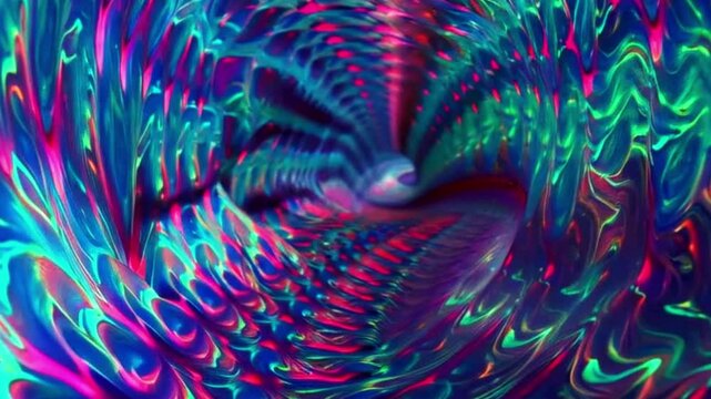 abstract background with waves