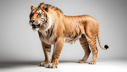 Obraz premium Majestic Bengal Tiger: A Powerful Portrait