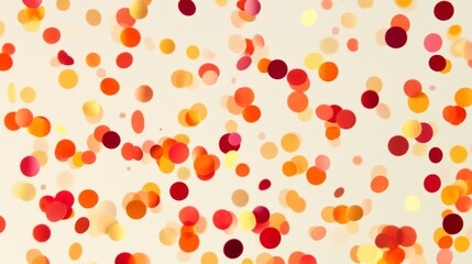 Abstract Background Featuring Orange Red and Yellow Circles