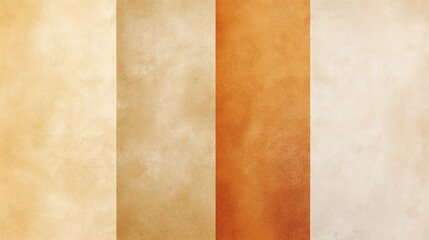 Naklejka premium A collection of textured backgrounds in warm color tones.