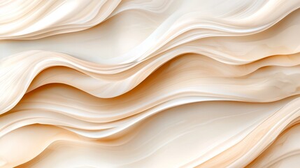 Obraz premium a close up of a white and beige background with wavy lines