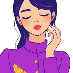 Woman, Illustration, portrait of a woman