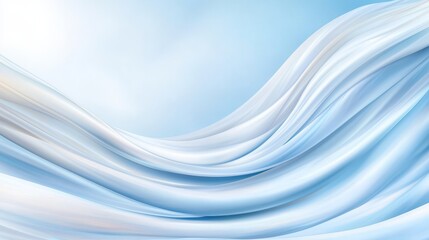 Obraz premium A blue and white abstract background with wavy lines