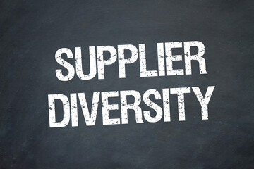 supplier diversity	
