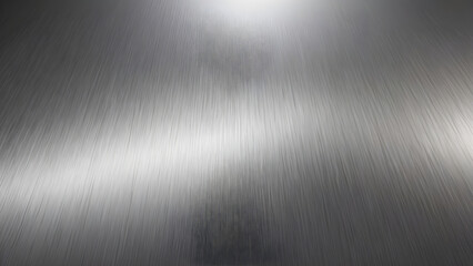 Brushed metal texture reflecting light creating modern background