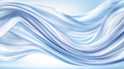 Naklejka premium A blue and white abstract background with wavy lines