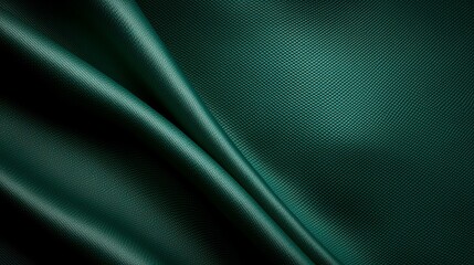 Obraz premium A close up shot of a dark green fabric