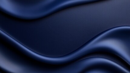 Fototapeta premium A dark blue satin background with wavy lines