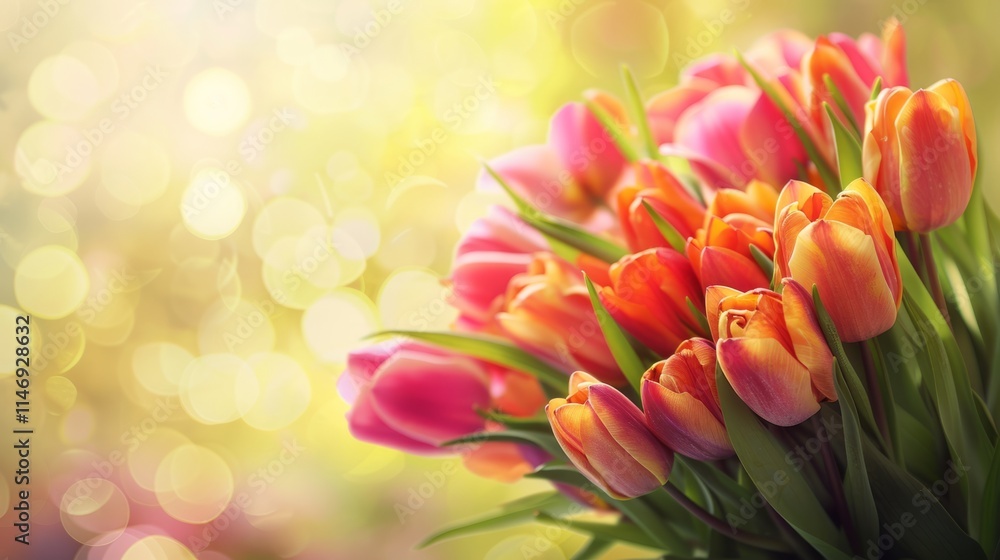 Poster mother's day background with ample room for adding custom messages