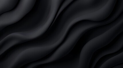 Obraz premium a black background with wavy lines