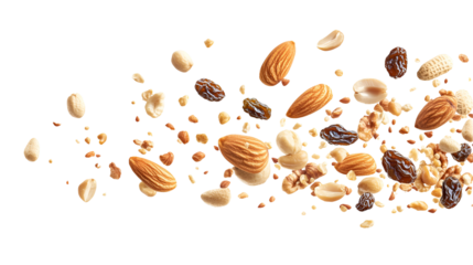 Almonds, Peanuts, Walnuts, Raisins Delicious Trail Mix Explosion