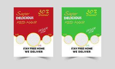 Nice and attractive social media promotional poster design.