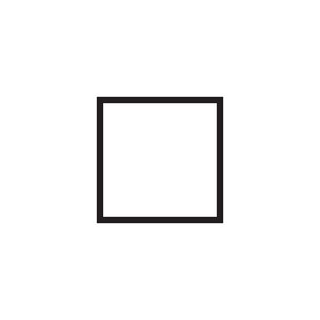 square rounded sign icon. Element of navigation sign icon. Thin line icon for website design and development, app development. Premium icon