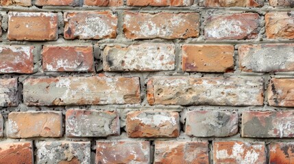 Obraz premium Brick texture background with generous copy space, providing a rustic and textured backdrop for your content