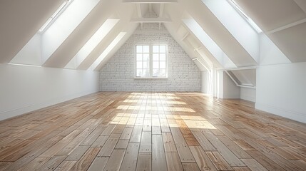 Bright and Airy Attic Conversion:  Spacious Loft with Wooden Floors and Skylights