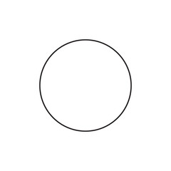 Geometric Circle Icon. Logo Icon in Vector