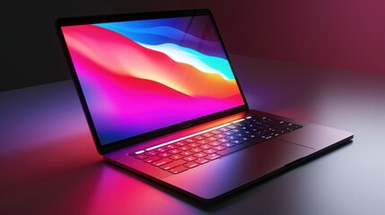 Laptop with Vibrant Display