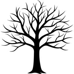 tree, without leaves Silhouette