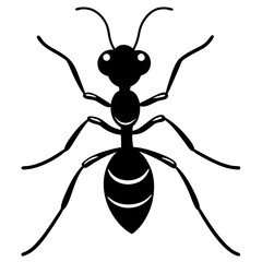 ant silhouette vector illustrator