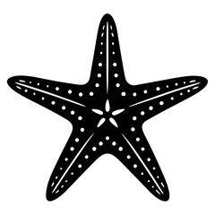 starfish silhouette vector illustrator