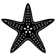 starfish silhouette vector illustrator