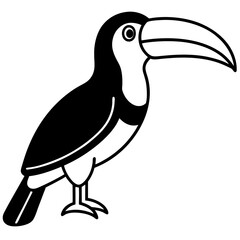 toucan silhouette vector illustrator