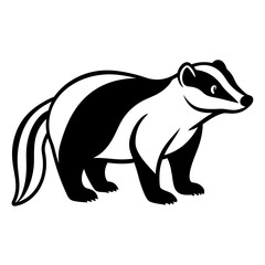 badger line art vector