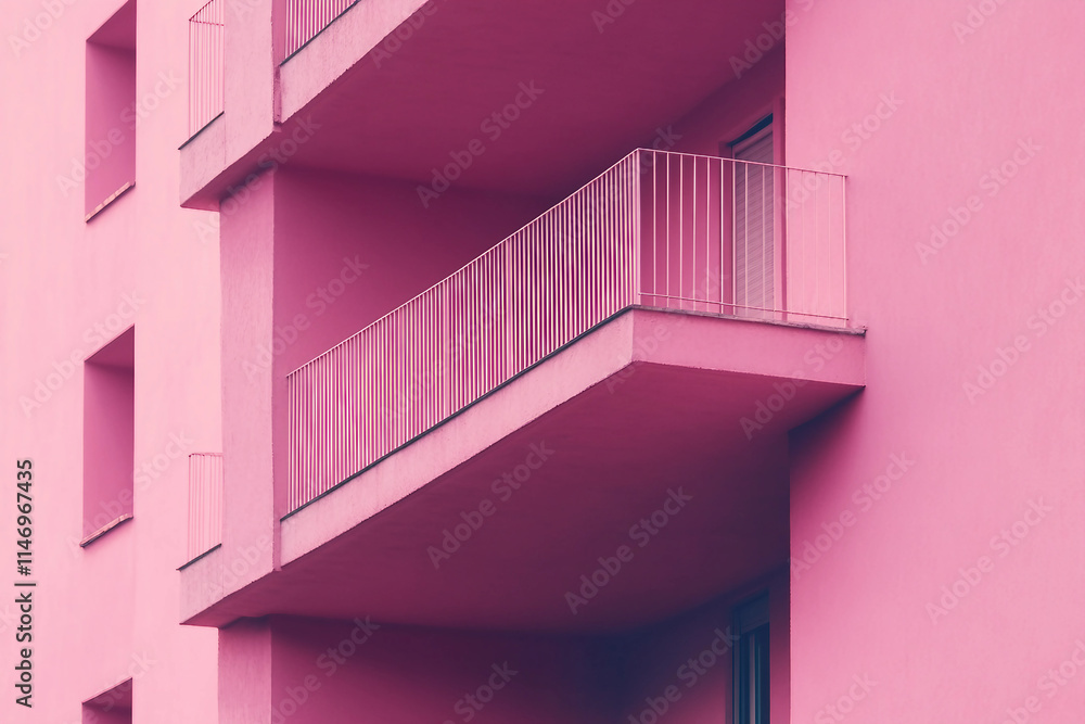 Poster creative colorful minimalistic picture made with generative ai