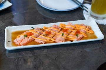 Fresh Salmon Sashimi