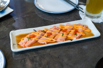 Fresh Salmon Sashimi