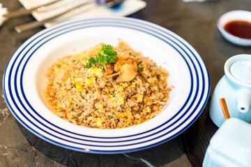 A Plate Of Fried Rice