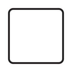 rectangle icon illustration on white background