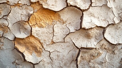 Fototapeta premium Dried mud with cracked earth.