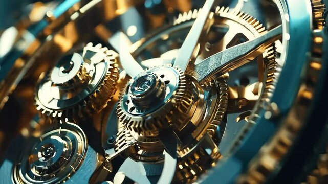 Steampunk Mechanical Clockwork Animation Video