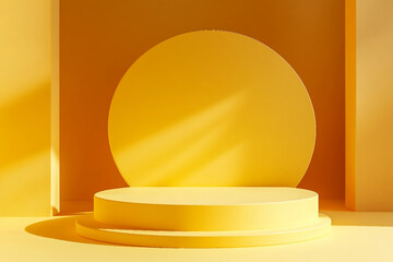 An abstract 3D image of vivid geometric shapes generative ai concept