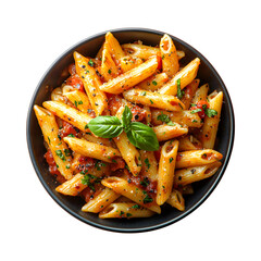 Crispy Baked Penne Arrabbiata Isolated On Transparent Background 