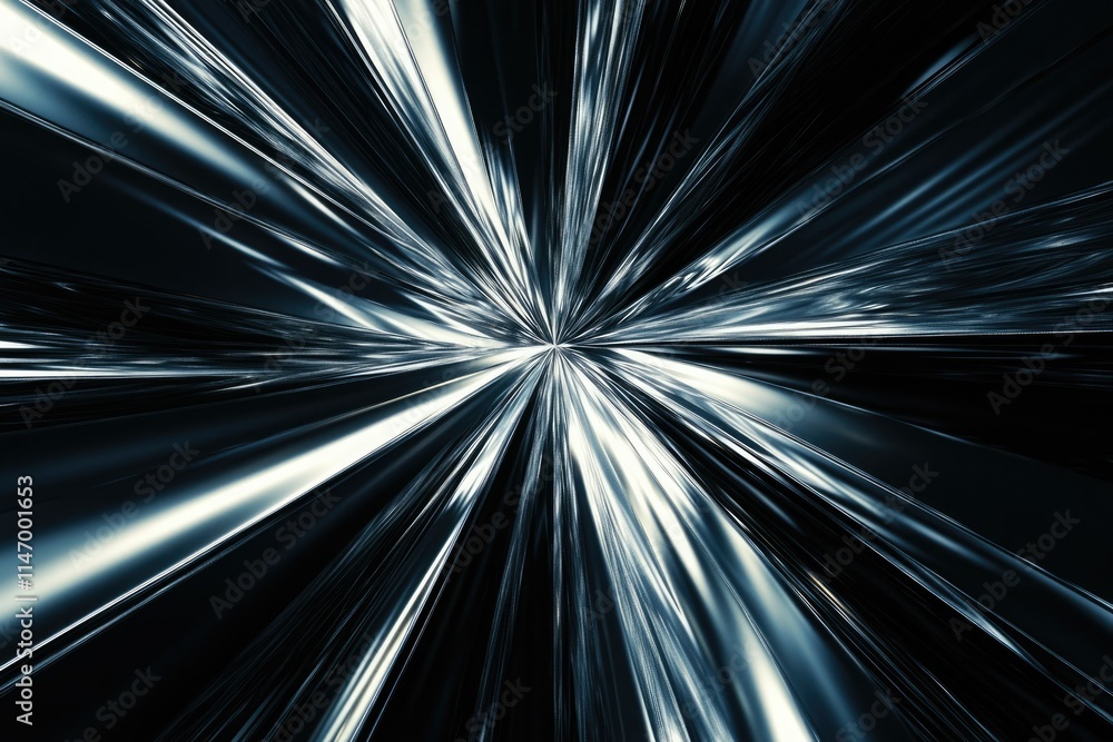 Aufkleber abstract burst of light, radiating lines creating a dynamic, energetic visual effect.