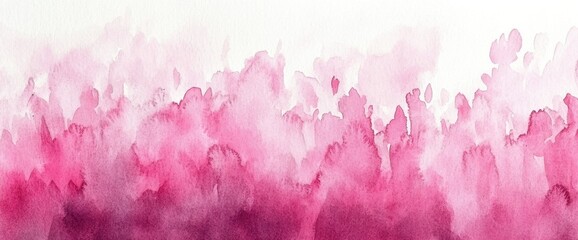 Fototapeta premium Pink watercolor background with a pink gradient, pink color, pink tone, pink texture, pink watercolor, pink background Generative AI