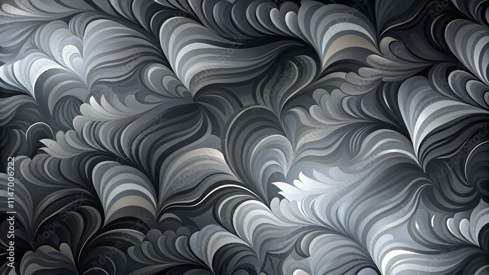 Poster background created with gray and black colors and