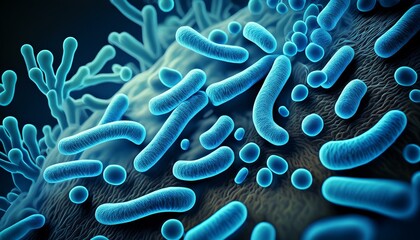 3d rendered illustration of a bacteria