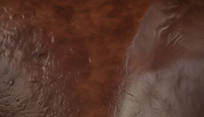 Obraz premium Rich, deep brown leather; textured grain, subtle shine, wallpaper, hide