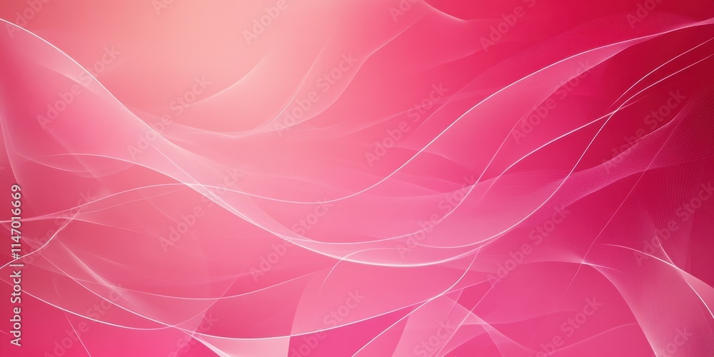 Poster abstract pink background with geometric shapes and gradient pink background for presentation design 