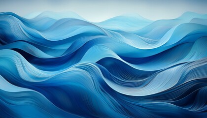Obraz premium abstract blue wave background