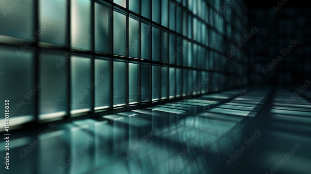 Poster shadowy outline of a glass texture background, adding transparency and depth to your compositions