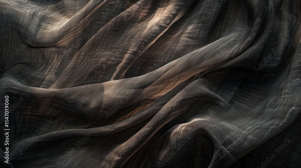 Poster silhouette of a fabric texture background, adding softness and warmth to your compositions