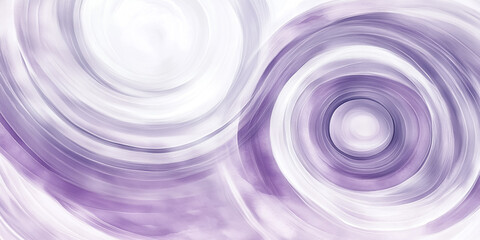 Fototapeta premium Abstract Circular Lines on Neutral Tones Clean, concentric circular patterns on a background of cloud white and foggy lilac with light shadows.
