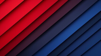 Obraz premium a red and blue striped background with a diagonal pattern