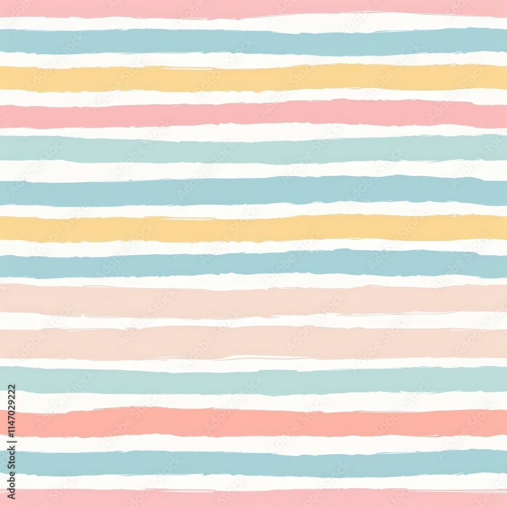 Aufkleber colorful striped pattern in pastel hues creates a cheerful backdrop for various design projects and 