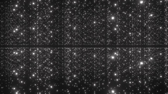 Traveling through space in a two-dimensional star field
