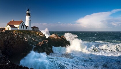 Obraz premium lighthouse on the coast